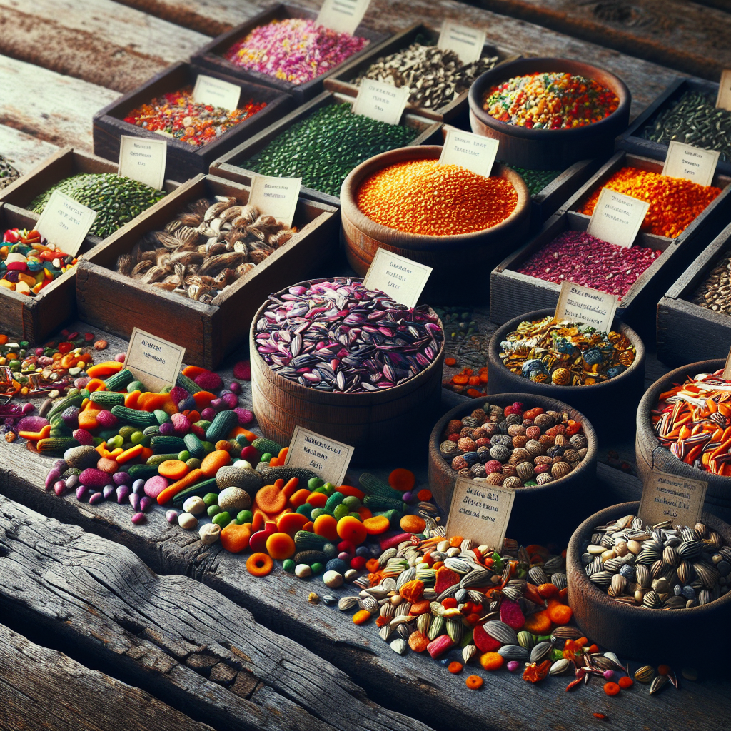 Vegetable seeds for rodents